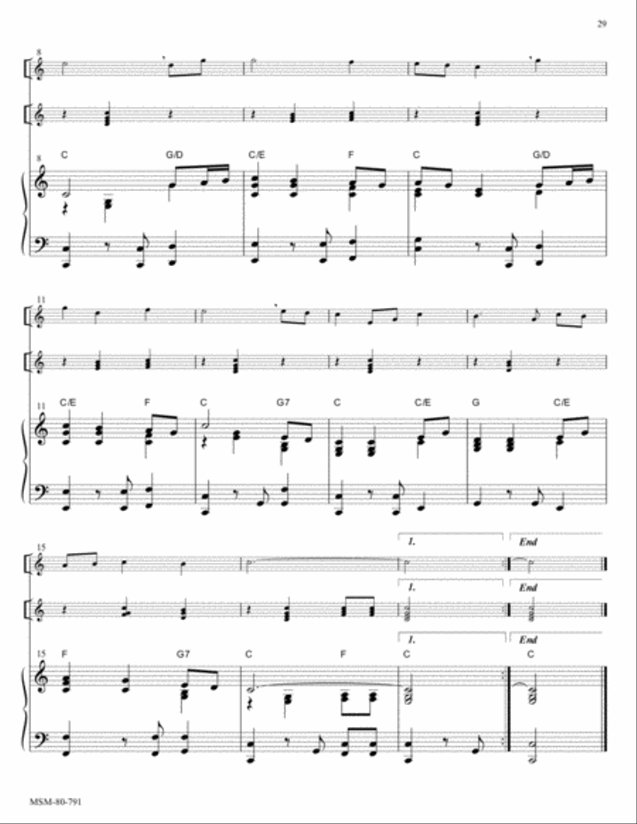 Nettleton Choir scores gallery preview page 2