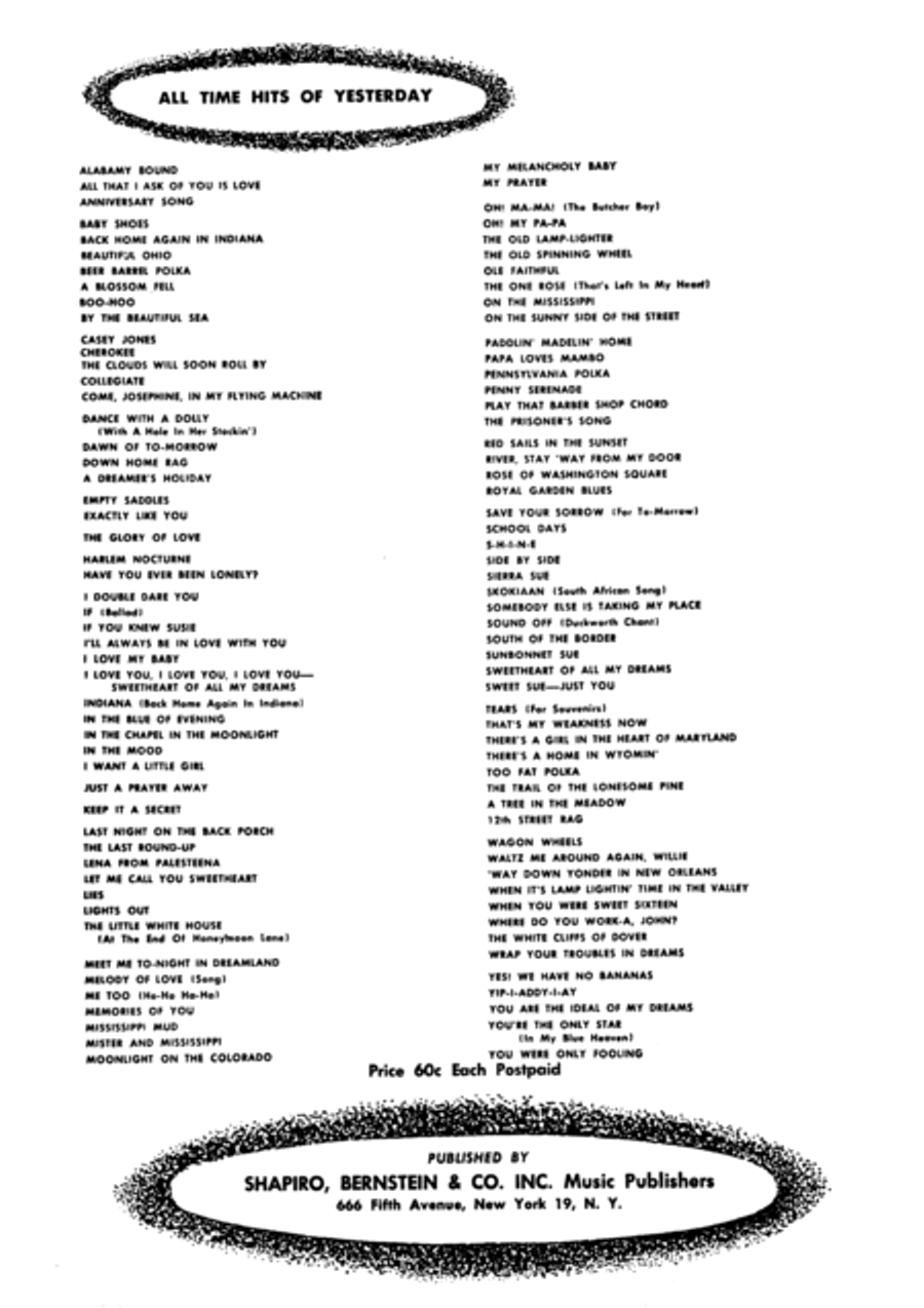 Cinderella, Stay In My Arms Voice scores gallery preview page 2