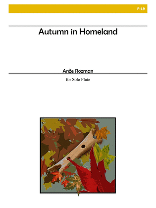Book cover for Autumn in Homeland for Solo Flute