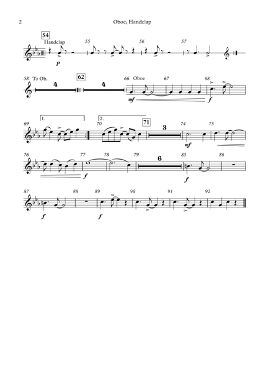 El Camino Real - band parts Concert Band scores gallery preview page 6
