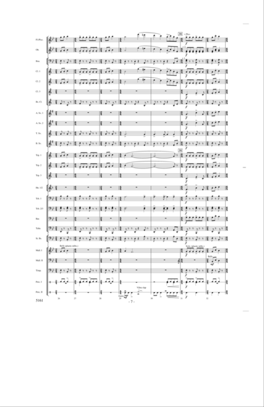 Into the Joy of Spring Concert Band scores gallery preview page 6