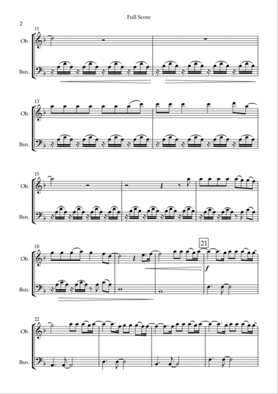You Say Woodwind Duet scores gallery preview page 2