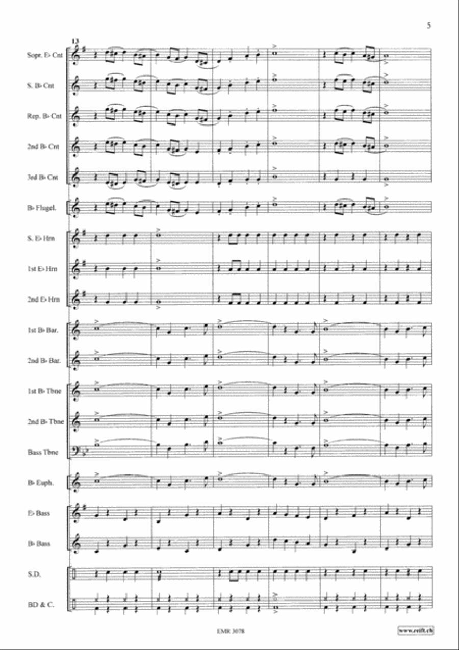 Happy Times Brass Band scores gallery preview page 6