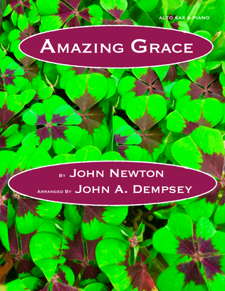 Book cover for Amazing Grace (Alto Sax and Piano)