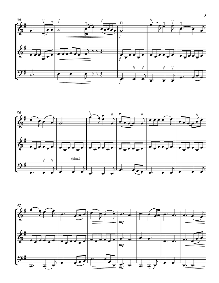 Perfect String Trio scores gallery preview page 3