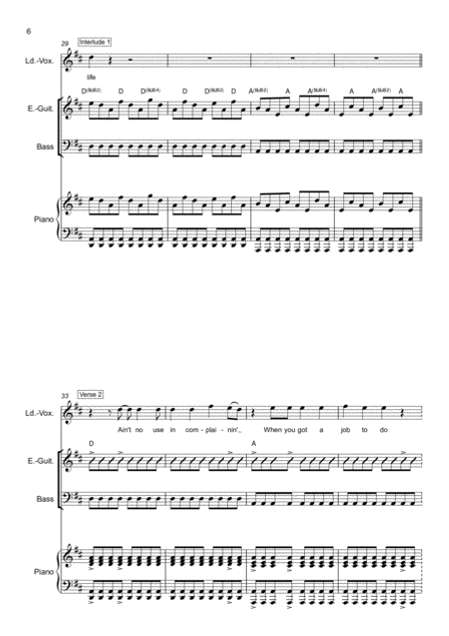 Summer Of '69 Summer Of '69 Piano, Vocal, Guitar scores gallery preview page 6