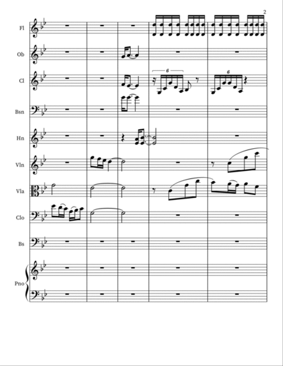 Intensity Sketch for Orchestra Orchestra scores gallery preview page 2