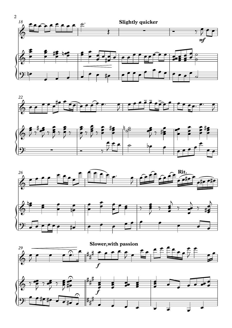 Perhaps Love Violin Solo scores gallery preview page 2