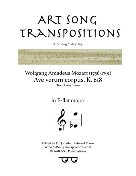 Ave verum corpus, K. 618 (E-flat major)