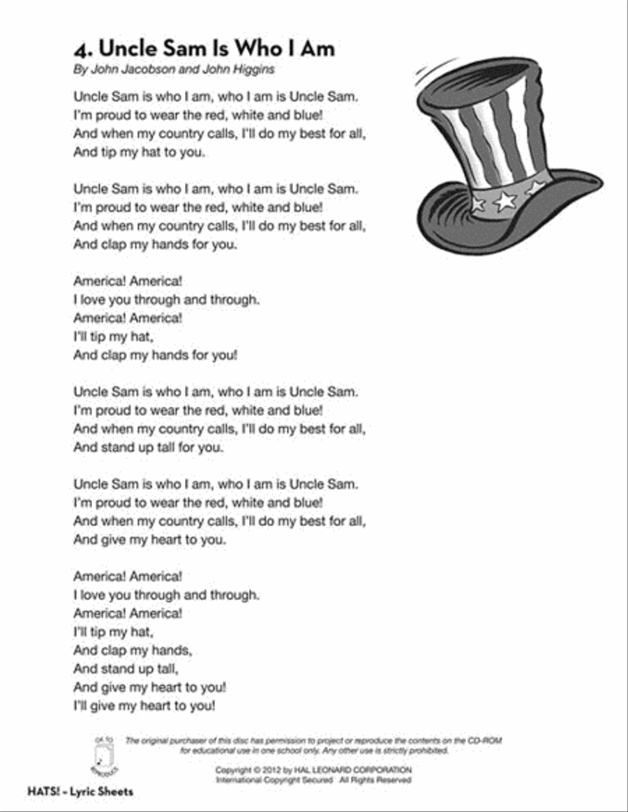 Hats! Choir scores gallery preview page 5