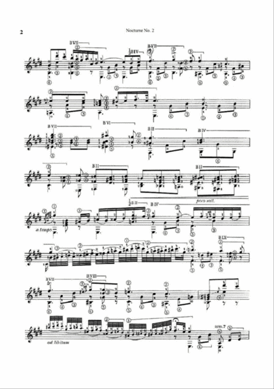 Nocturne in E Flat Major (Op. 9 No. 2) Acoustic Guitar scores gallery preview page 3