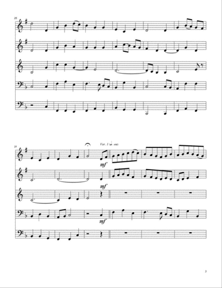 The Ash Grove Brass Ensemble scores gallery preview page 4