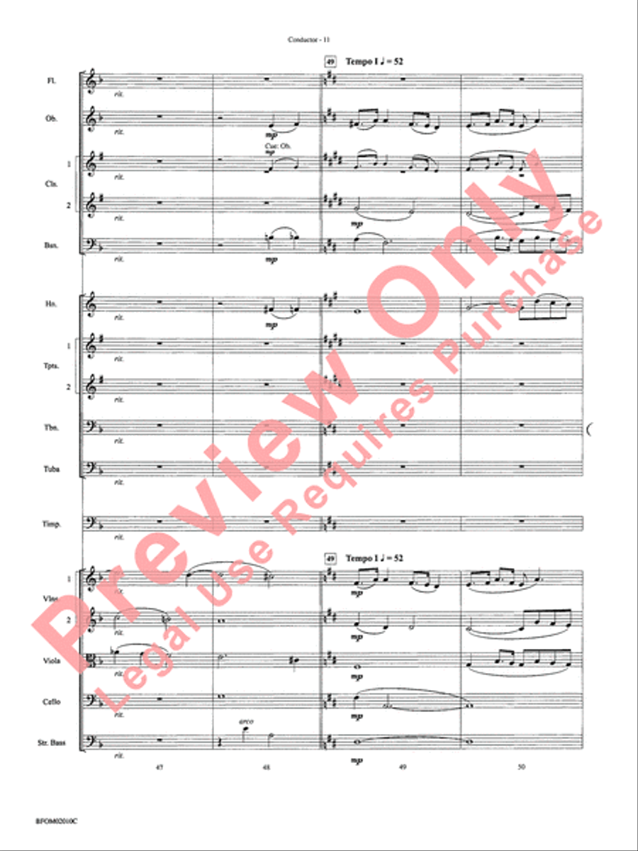 Largo (Going Home from the New World Symphony) Full Orchestra scores gallery preview page 14