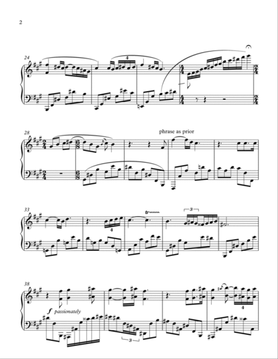 Lady Grinning Soul Piano Solo scores gallery preview page 2