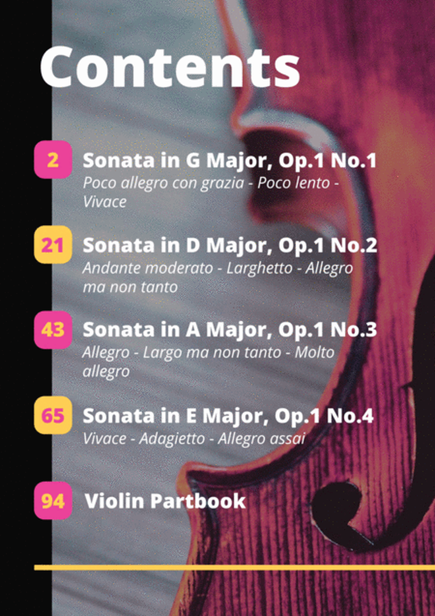Brightling Sonatas for Violin and Harpsichord