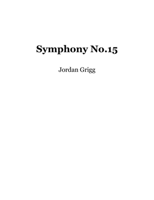 Book cover for Symphony No.15 Score and parts