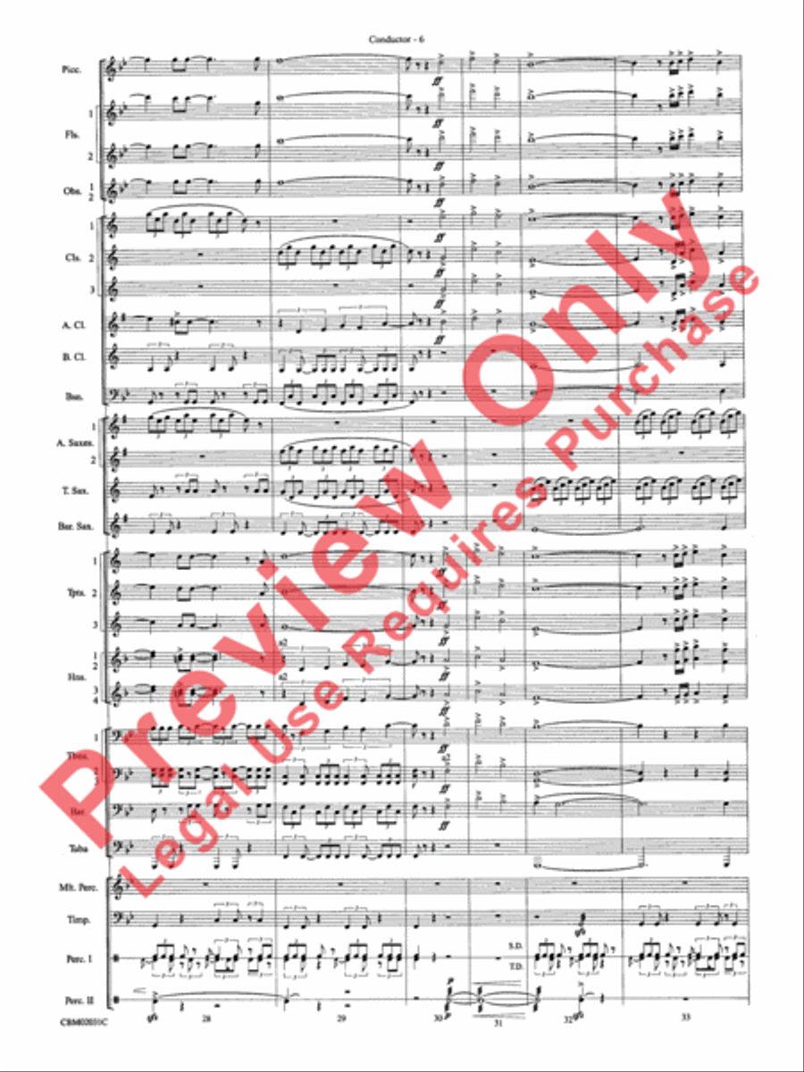 Band of Brothers, Symphonic Suite from Concert Band scores gallery preview page 9