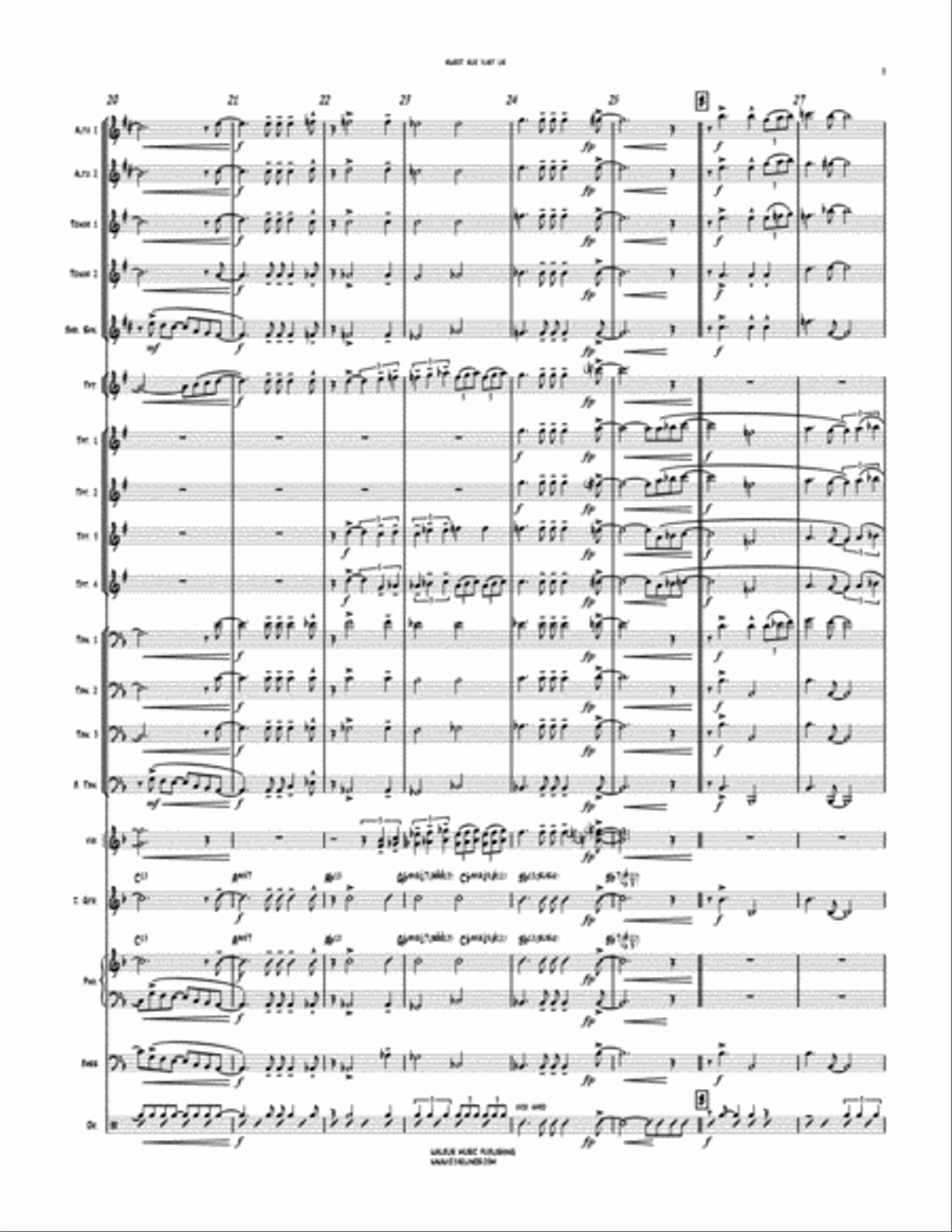 Lyric For A Jazzman Lyric For A Jazzman Big Band scores gallery preview page 4