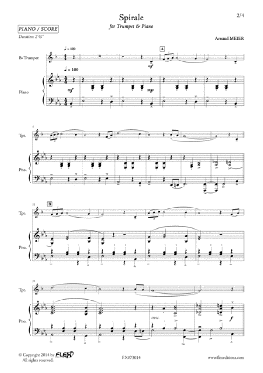 Spirale Cornet scores gallery preview page 2