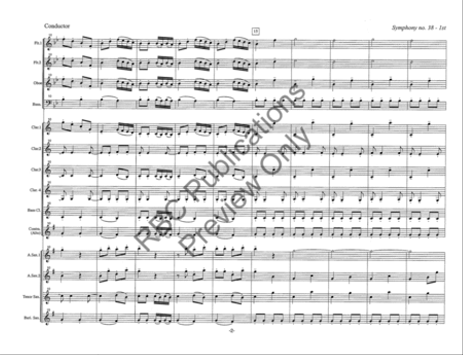 Symphony #38 Mvt 1 (Score) Score scores gallery preview page 5
