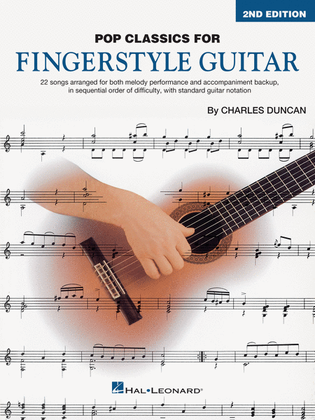 Book cover for Pop Classics for Fingerstyle Guitar – 2nd Edition
