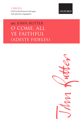 Book cover for O come, all ye faithful (Adeste fideles)