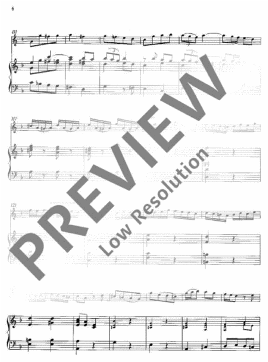 Concerto F major Soprano Recorder scores gallery preview page 9