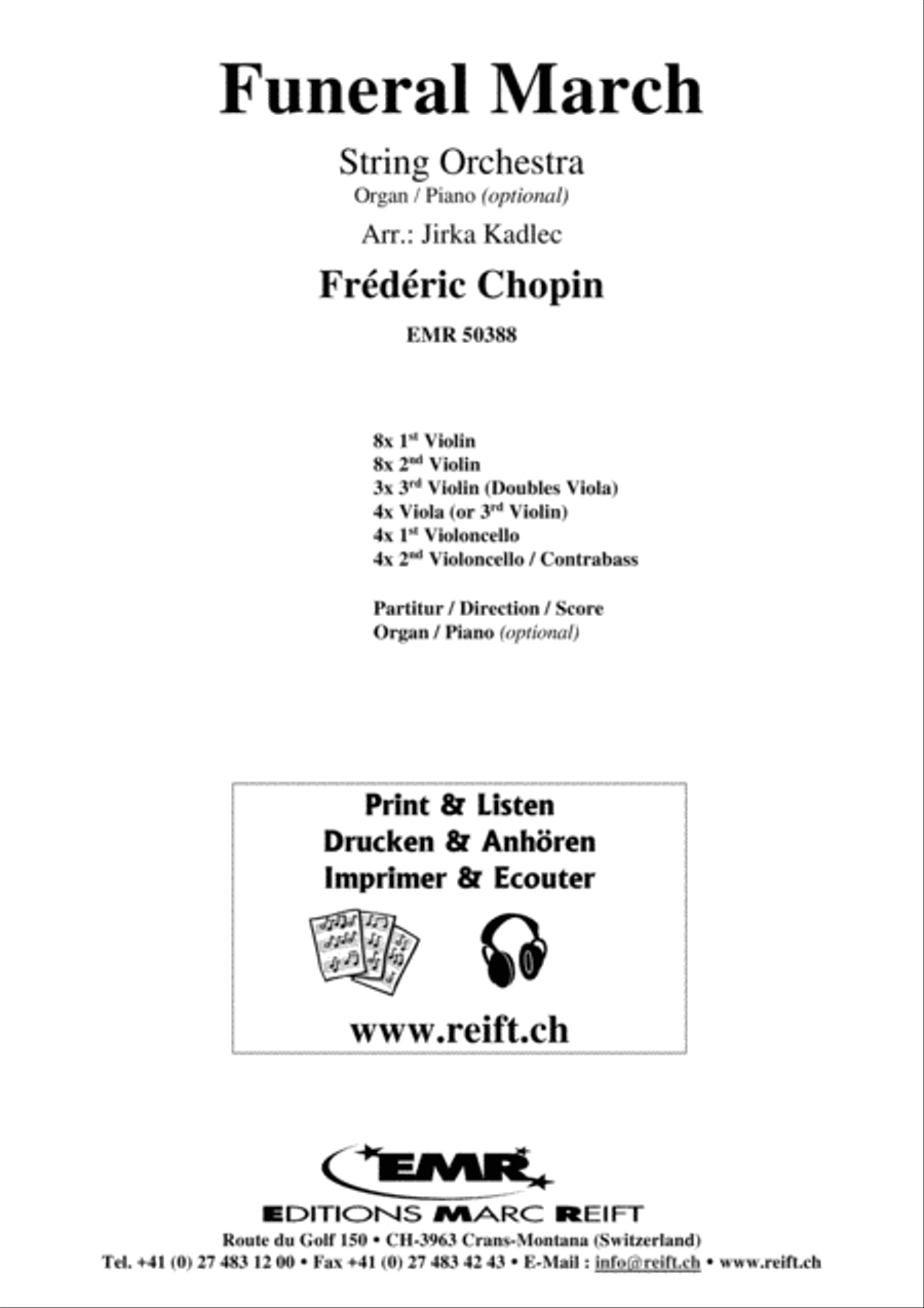 Funeral March String Orchestra scores gallery preview page 2