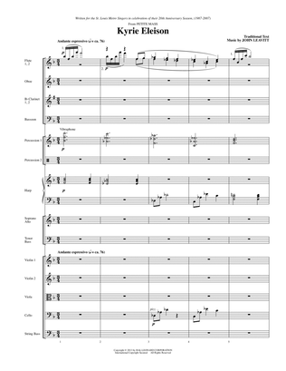Kyrie Eleison (from Petite Mass) - Full Score
