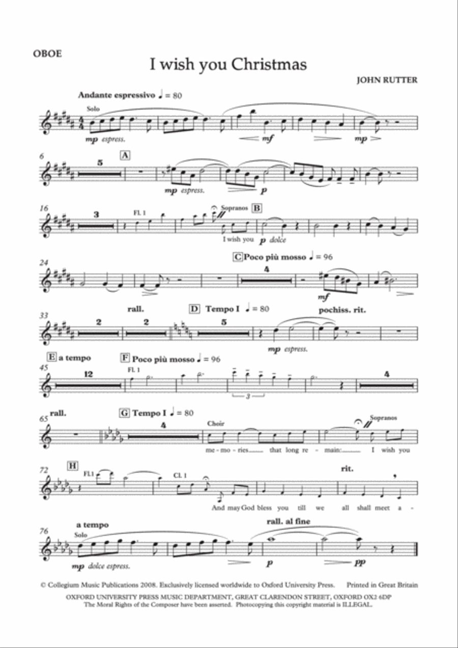 I wish you Christmas I wish you Christmas 4-Part scores gallery preview page 6