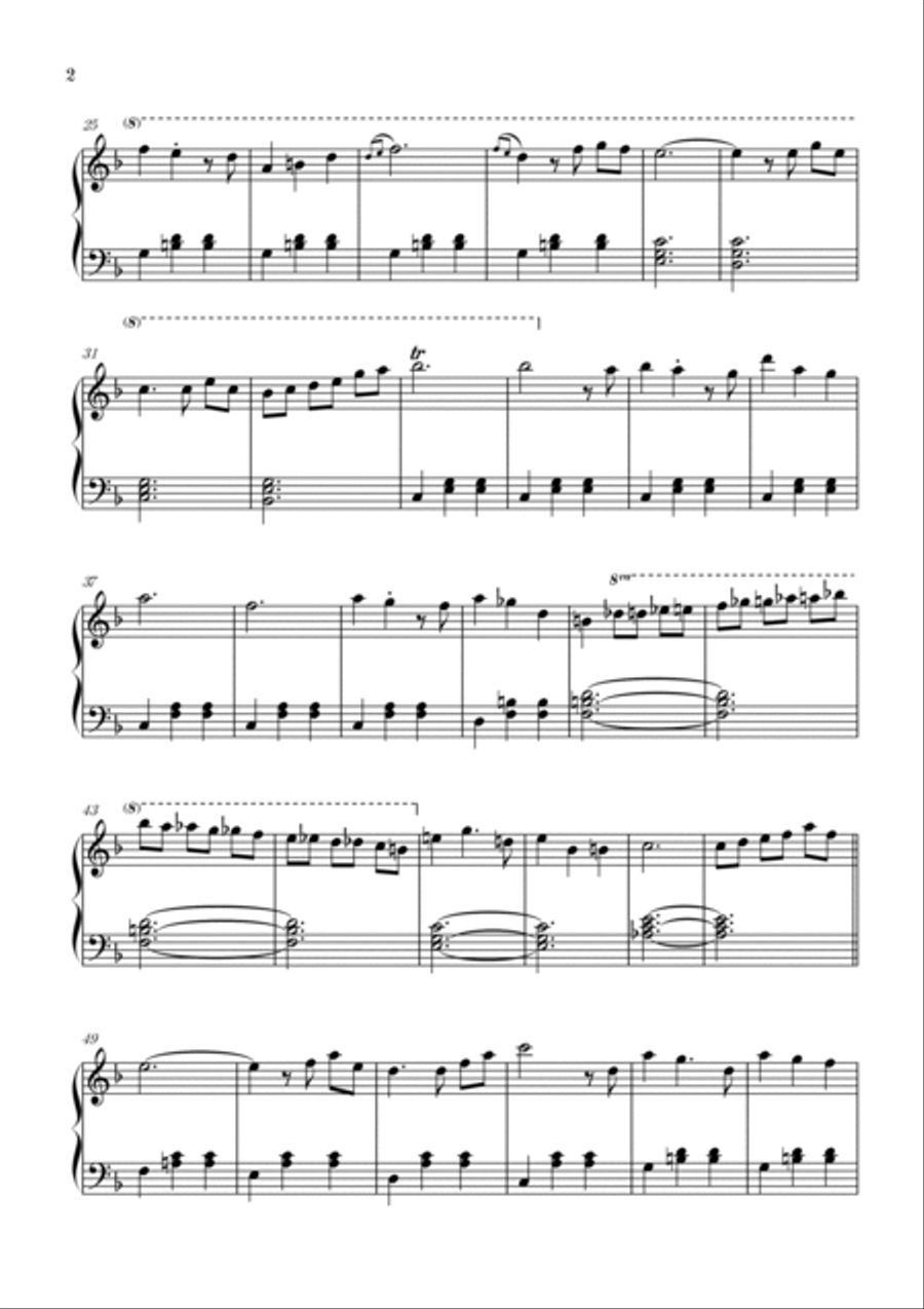 Married Life Piano Solo scores gallery preview page 2