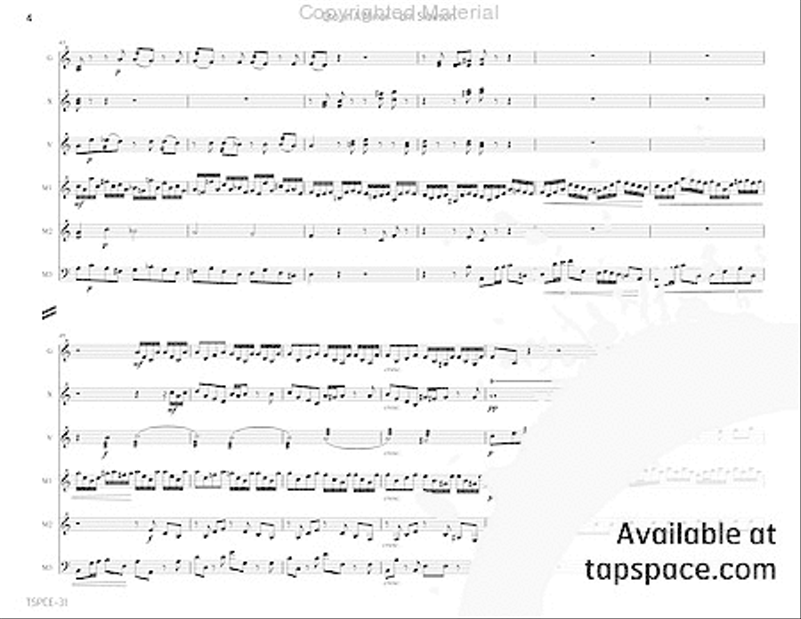 Concerto in A Minor Concerto in A Minor Percussion Ensemble scores gallery preview page 9