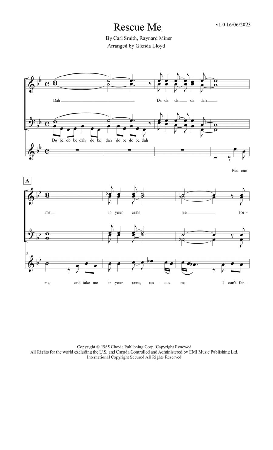 Rescue Me SSAA scores gallery preview page 1