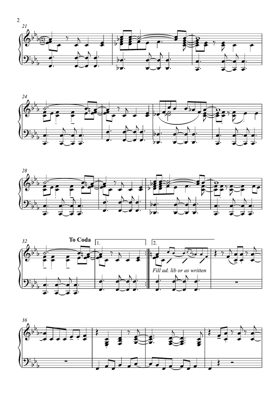 Happy Piano Solo scores gallery preview page 2