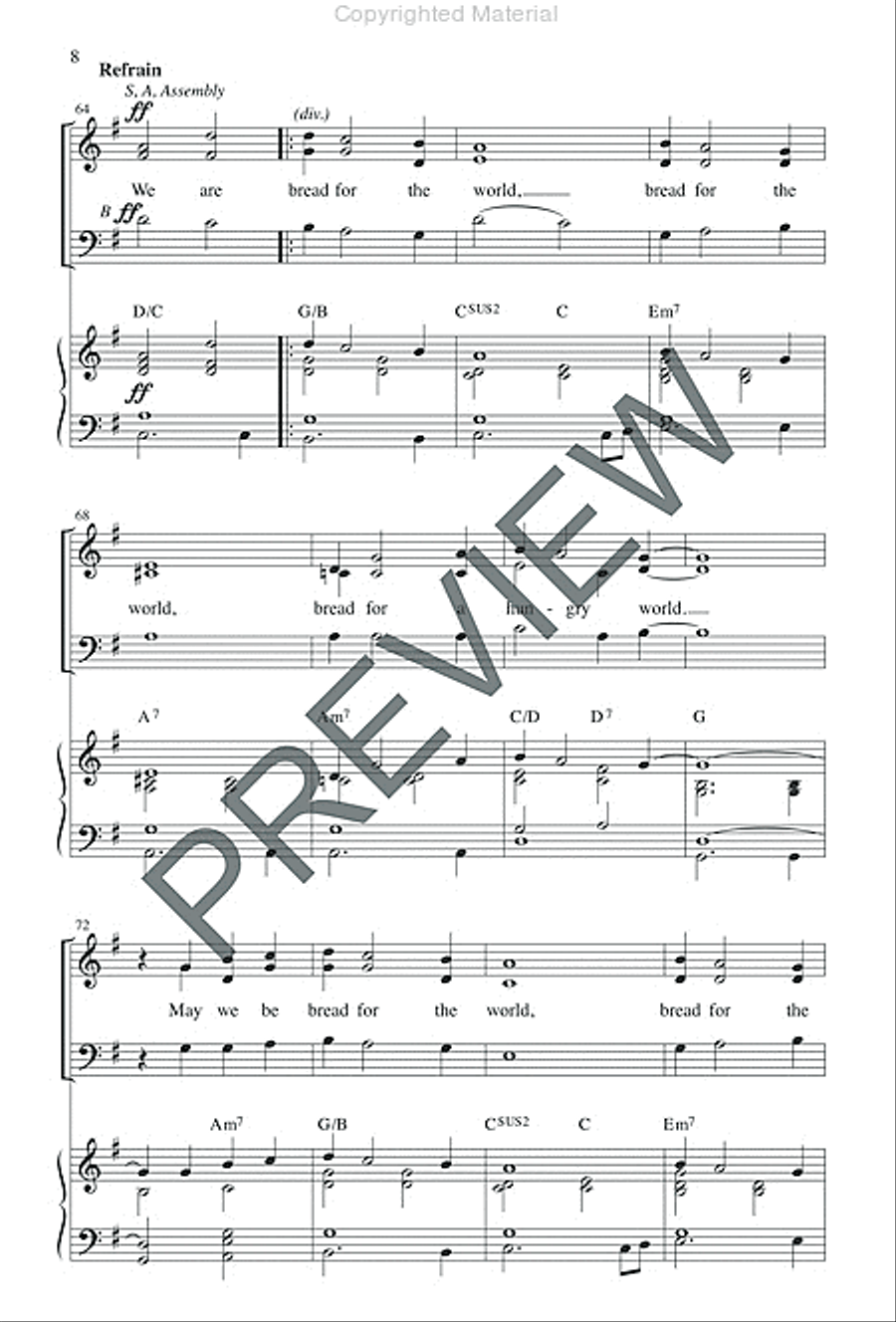 Sing for Peace - Preview edition SA scores gallery preview page 7