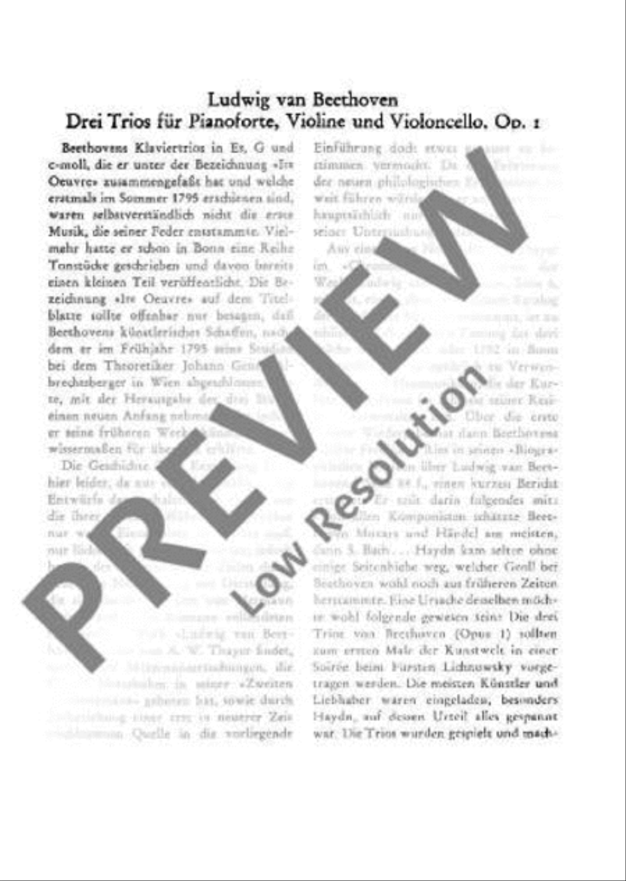Piano Trio No. 3 C minor Piano Trio scores gallery preview page 6