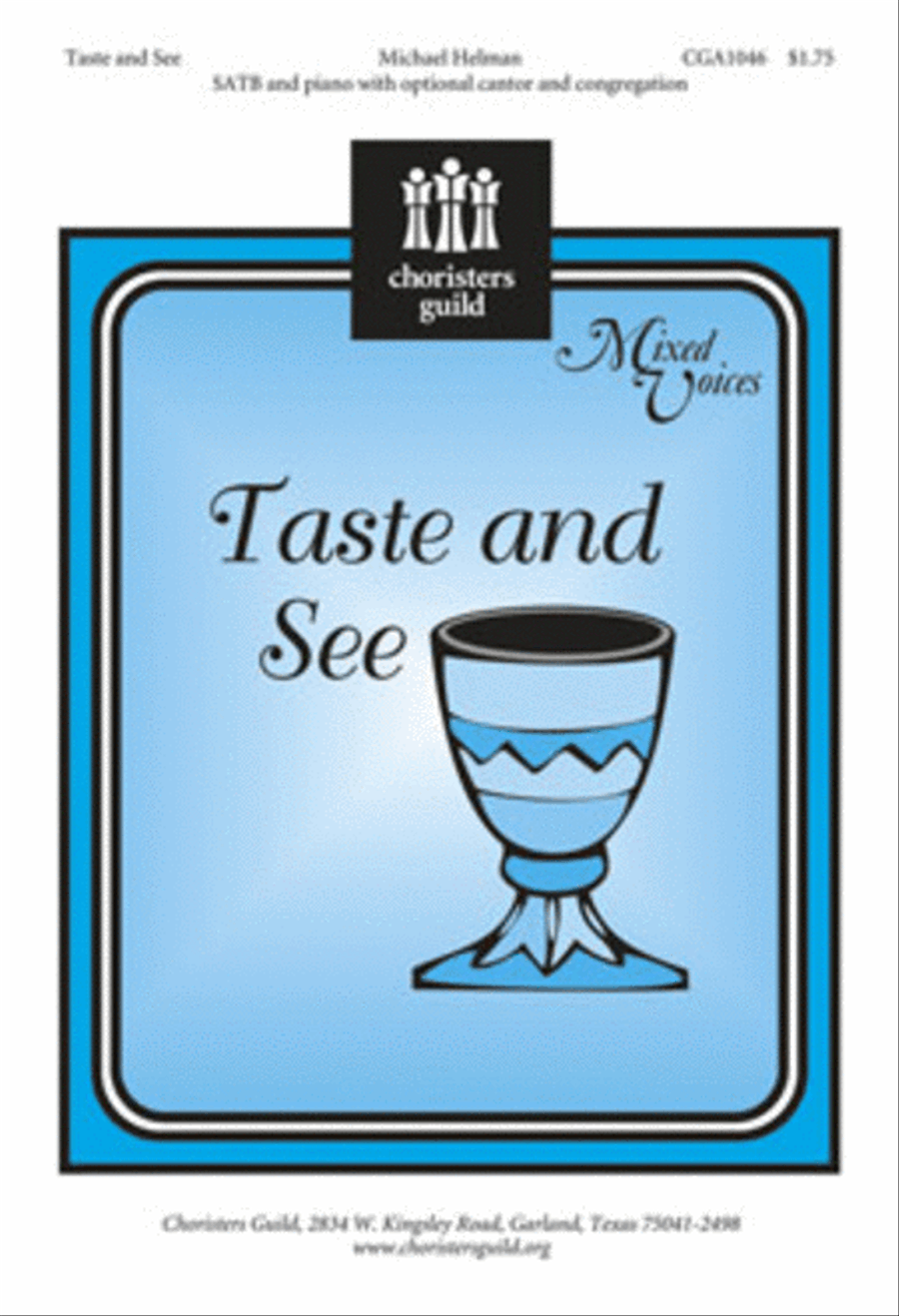 Taste and See 4-Part scores gallery preview page 1