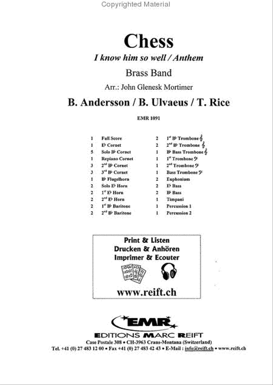 Chess Chess Brass Band scores gallery preview page 2