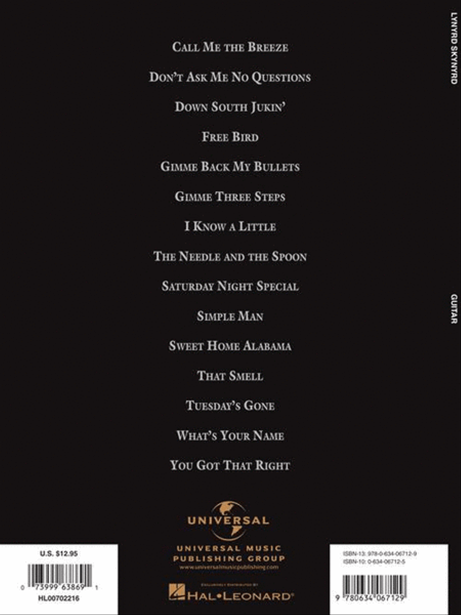 Lynyrd Skynyrd Electric Guitar scores gallery preview page 10