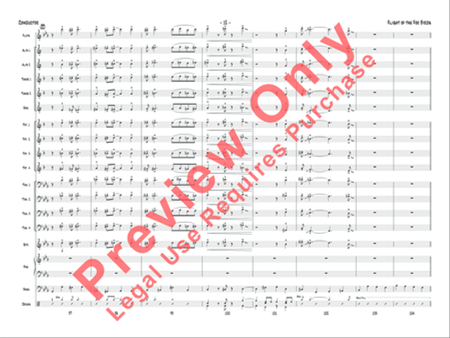 Flight of the Foo Birds Jazz Ensemble scores gallery preview page 29