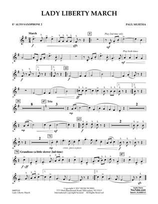 Lady Liberty March - Eb Alto Saxophone 2