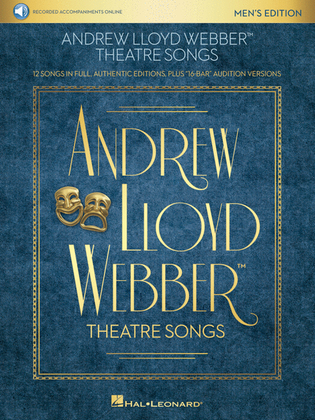 Book cover for Andrew Lloyd Webber Theatre Songs - Men's Edition