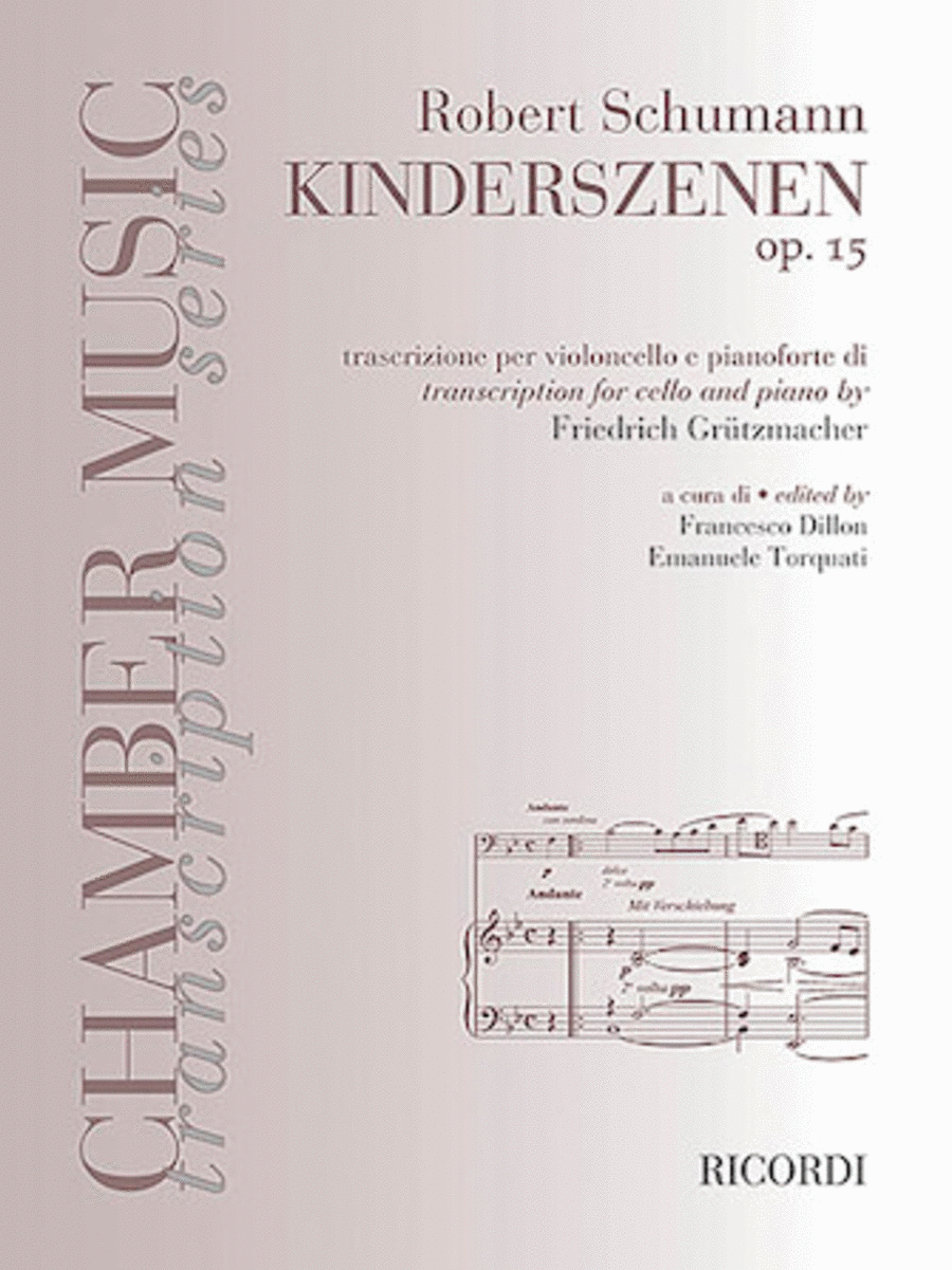 Robert Schumann – Kinderszenen, Op. 15 Piano Accompaniment scores gallery preview page 1