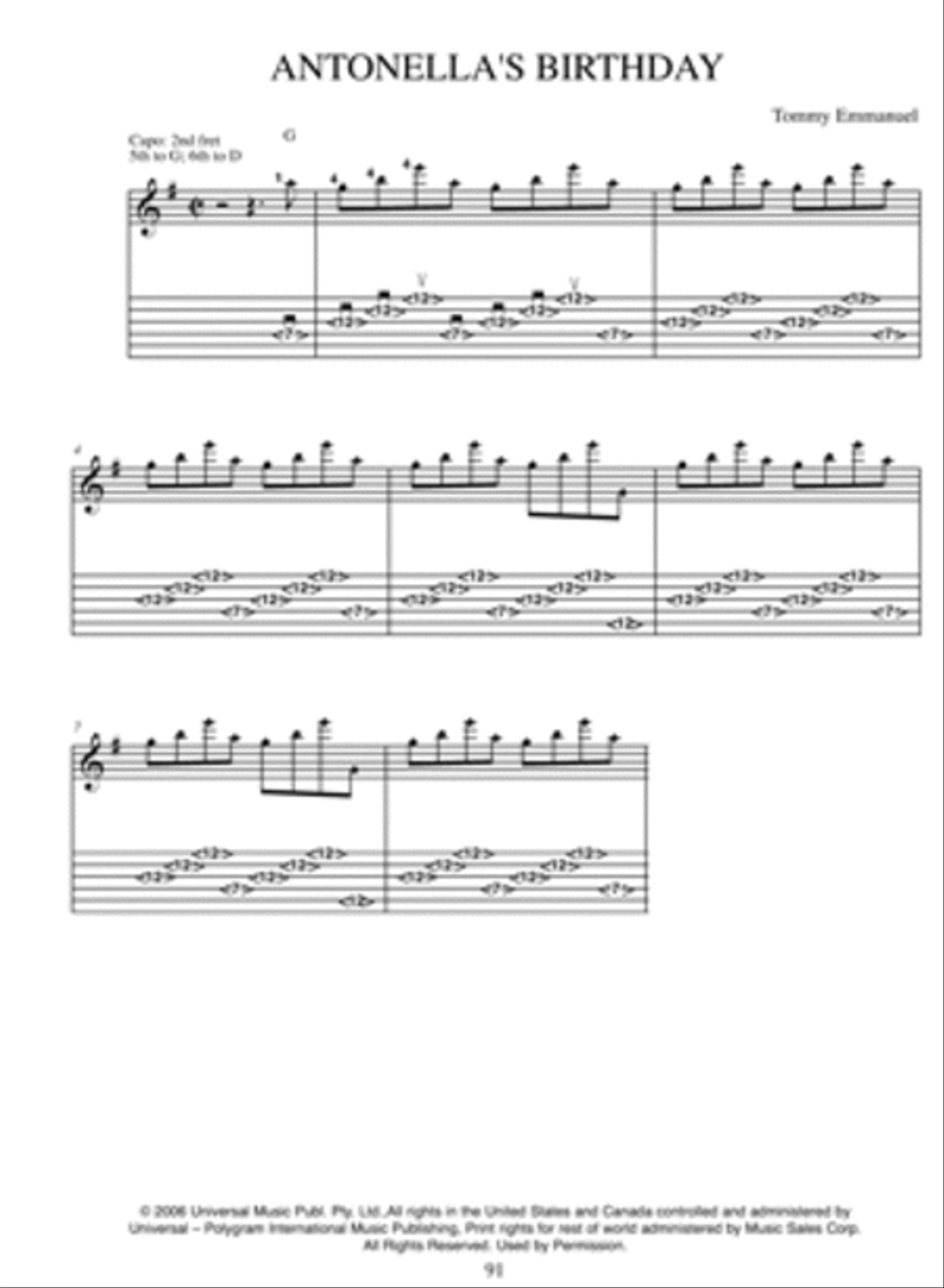 Tommy Emmanuel - The Mystery Acoustic Guitar scores gallery preview page 4