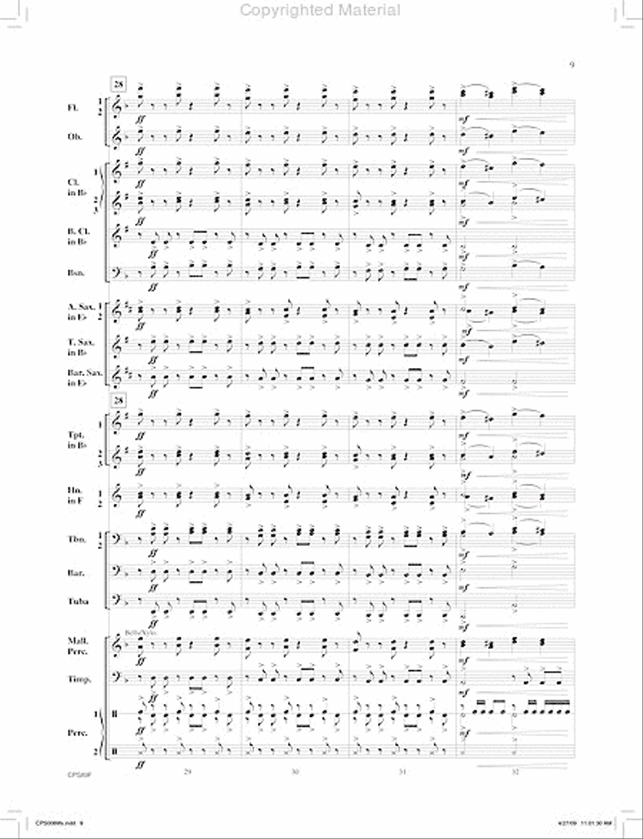 Canonic Fantasy Concert Band scores gallery preview page 10