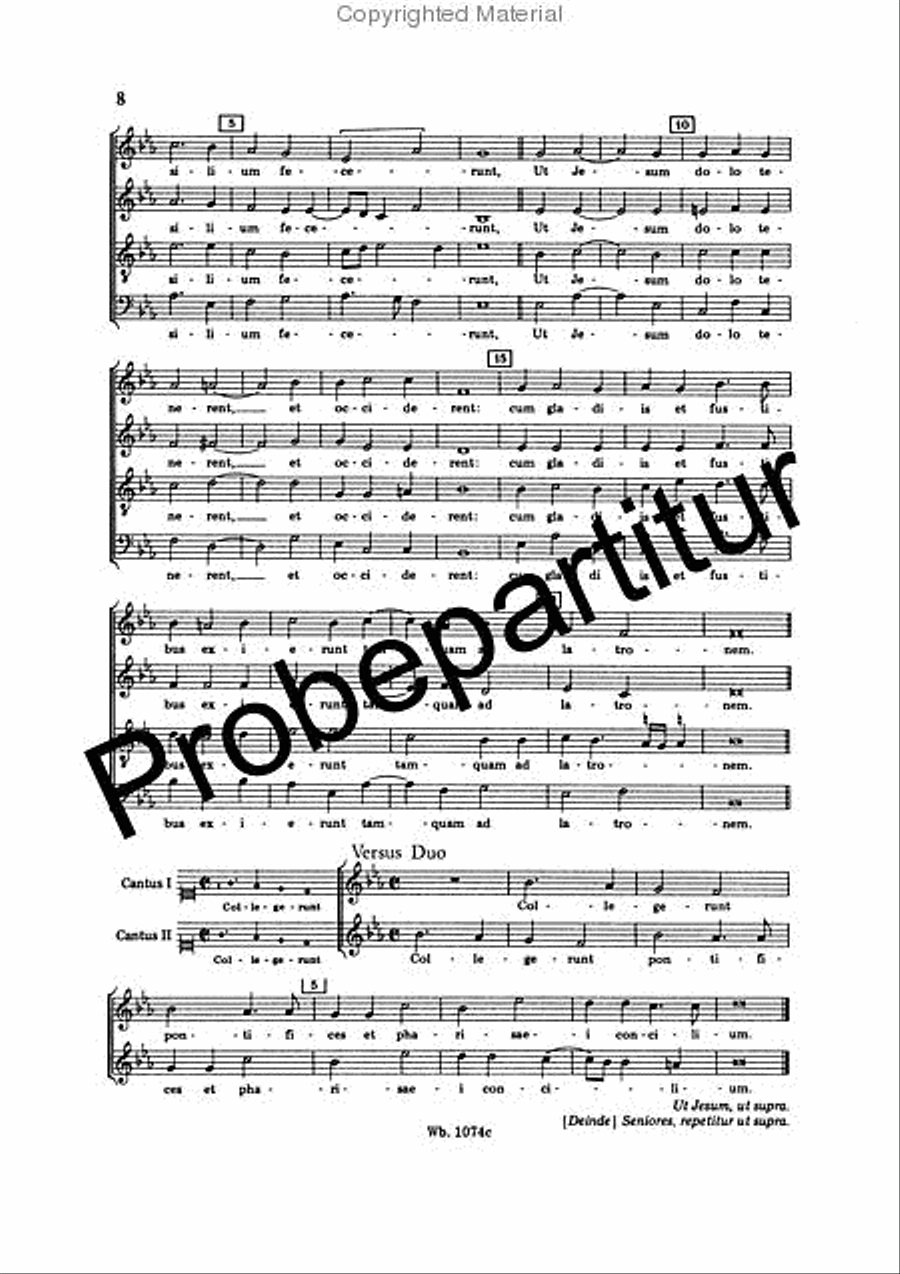 Responsories for Maundy Thursday A Cappella scores gallery preview page 6