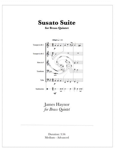 Susato Suite for Brass Quintet image number null