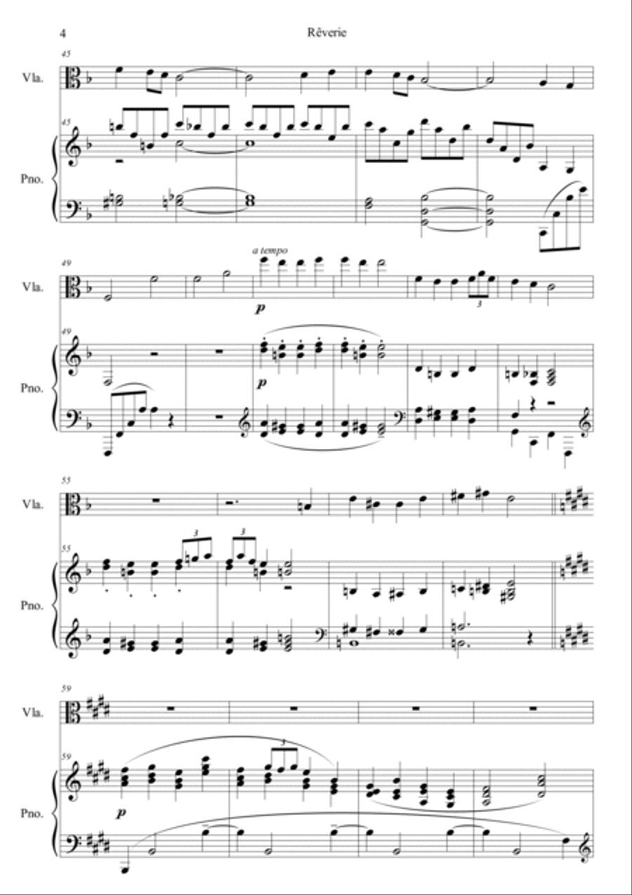 Reverie Viola scores gallery preview page 4