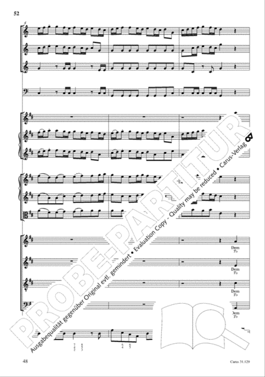 The Complete Sacred Vocal Works (Das geistliche Vokalwerk) Voice scores gallery preview page 53