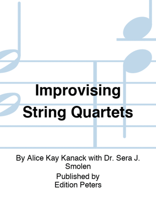 Book cover for Improvising String Quartets